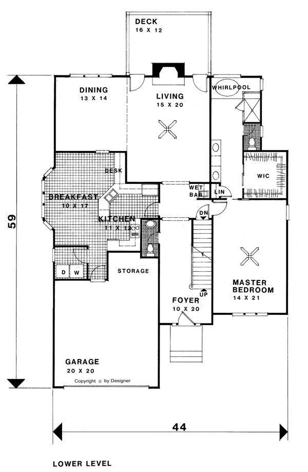 Lower Level Floorplan